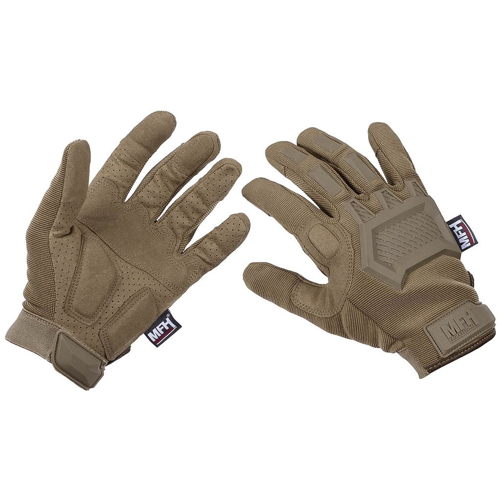 MFH Defence Rukavice taktické ACTION COYOTE TAN Velikost: L