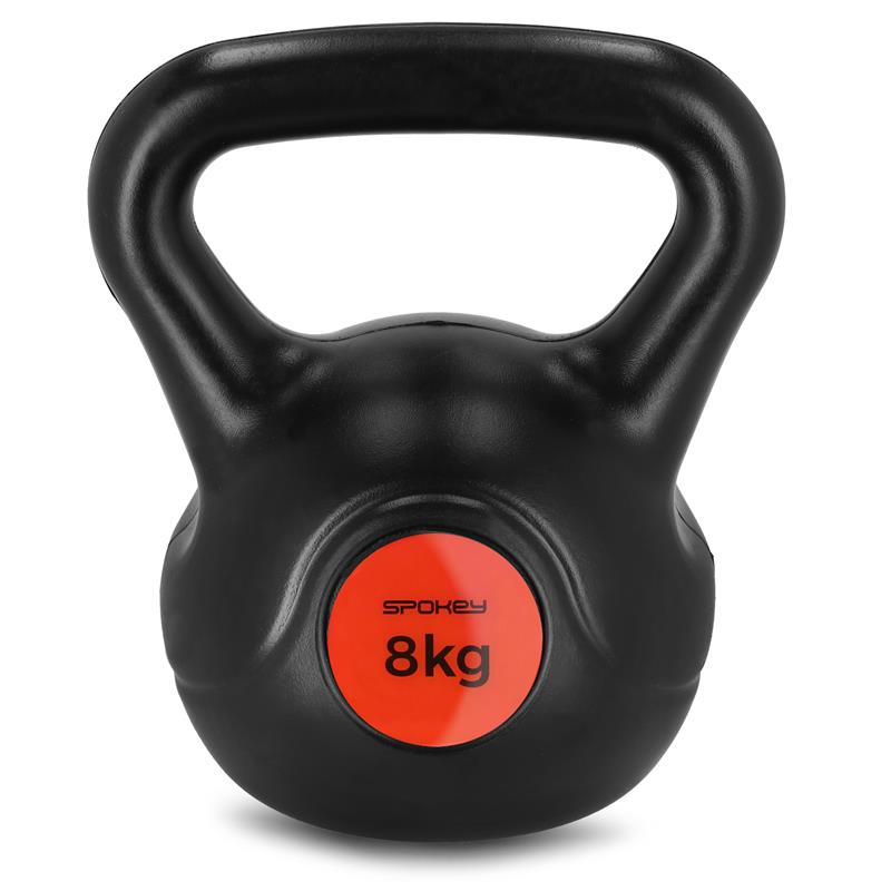 Spokey SCALES BASIC Kettlebell plastová činka 8 kg