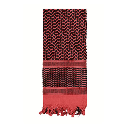 ROTHCO Šátek SHEMAGH 105 x 105 cm ČERVENO-ČERNÝ Barva: Červená