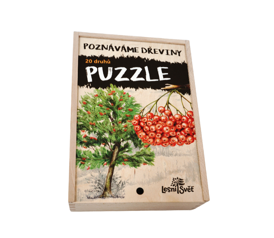 Lesní svět Sada puzzle Stromy