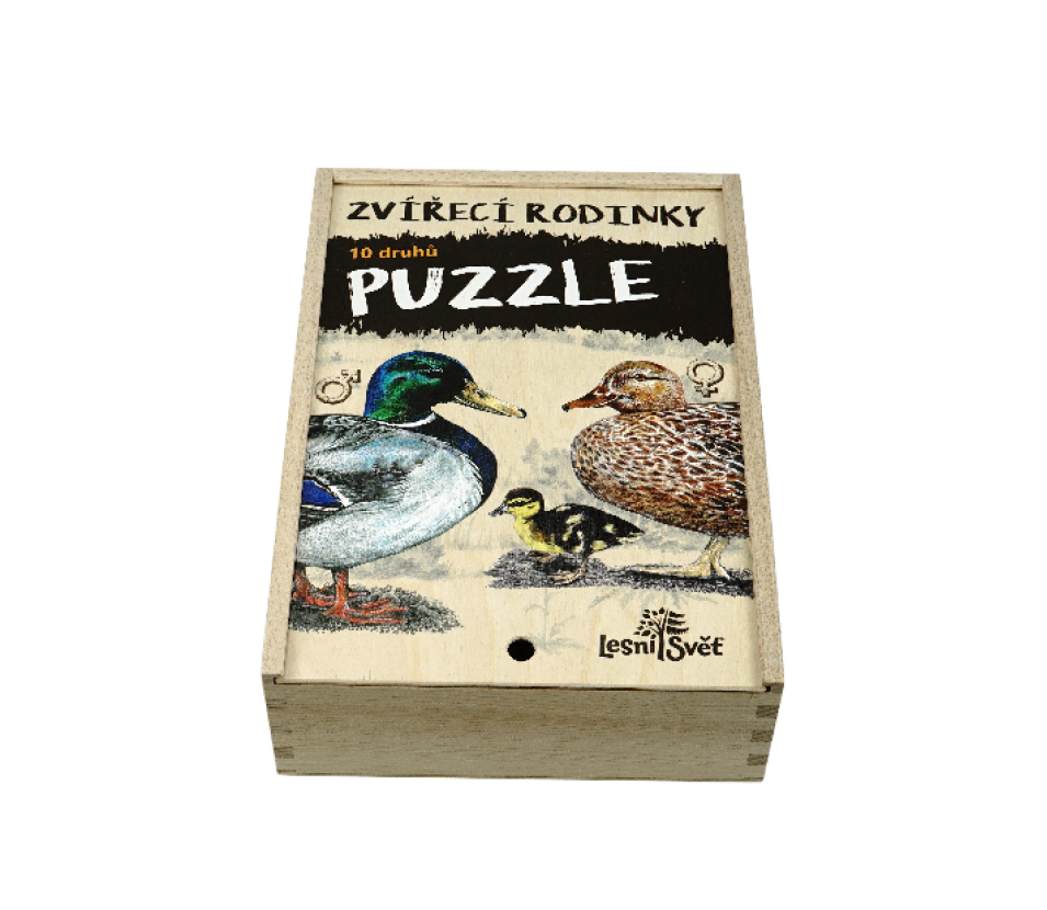 Lesní svět Puzzle Lesní Rodinky