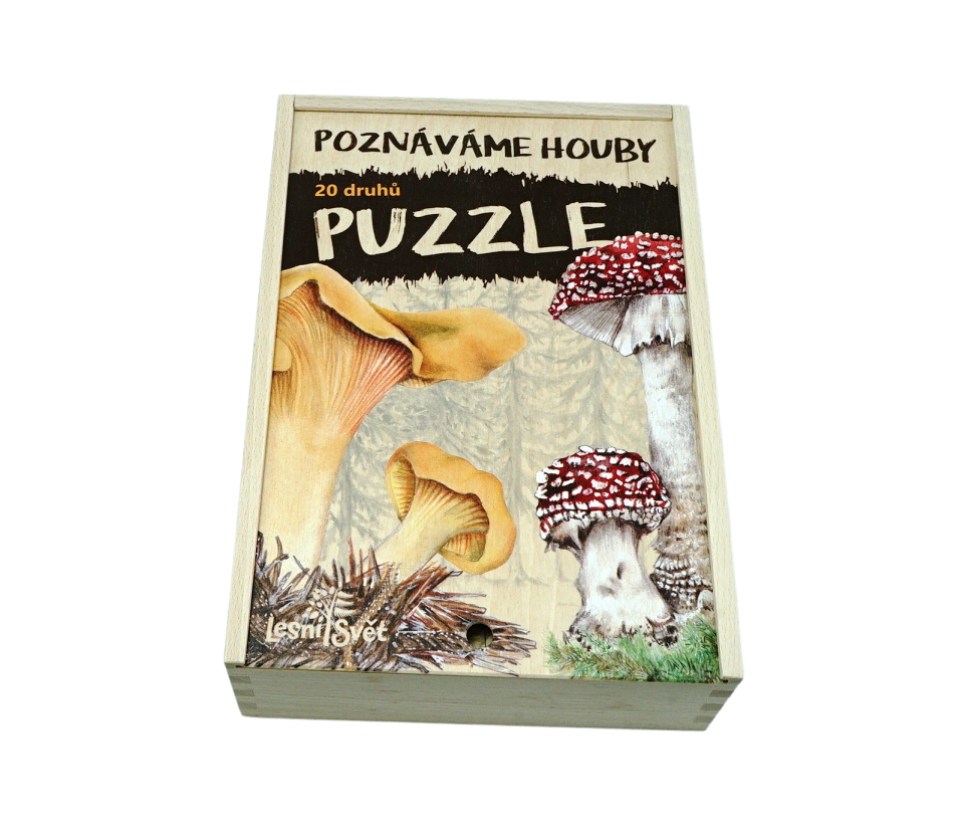 Lesní svět Sada Puzzle - Houby