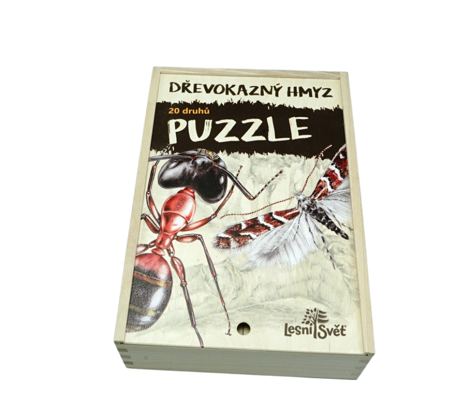 Lesní svět Sada Puzzle - Dřevokazný hmyz