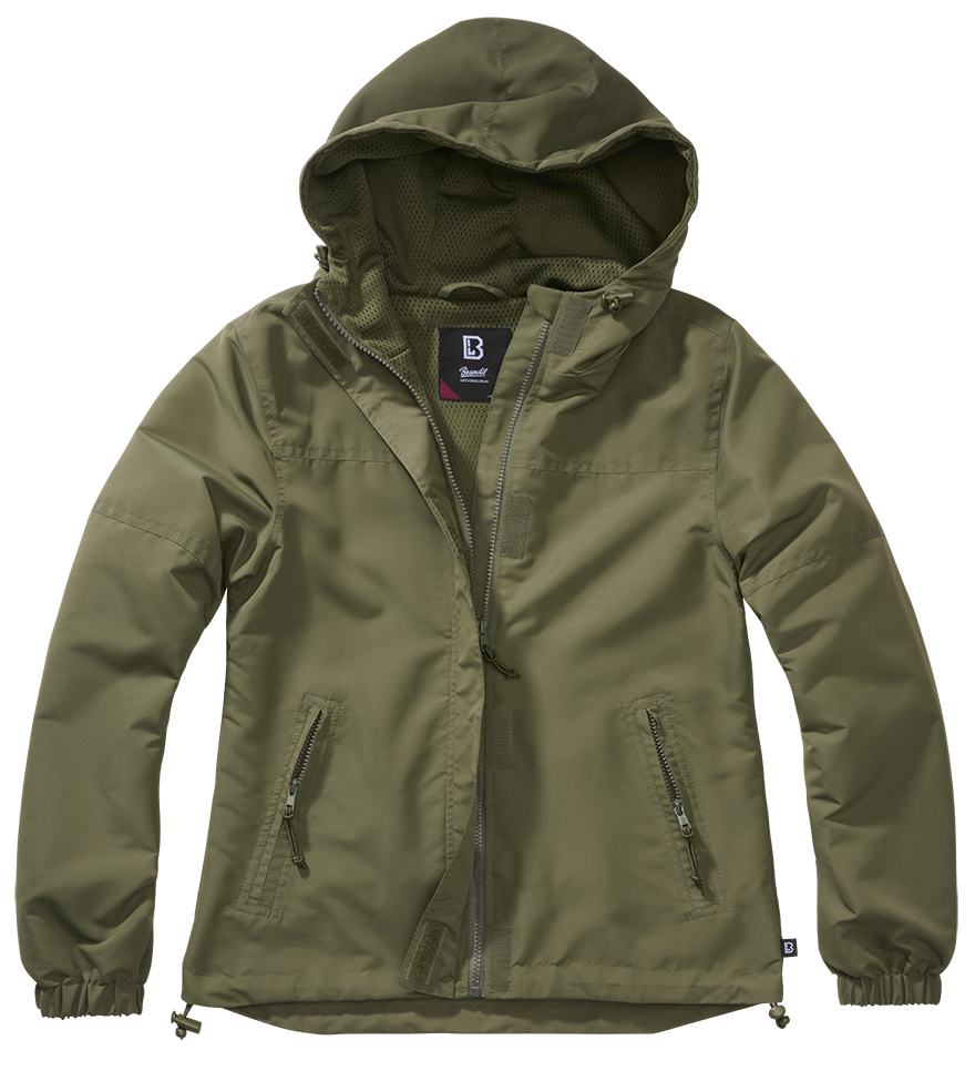 Bunda letní dámská Brandit Summer Windbreaker olivová Barva: olive, Velikost: 3XL