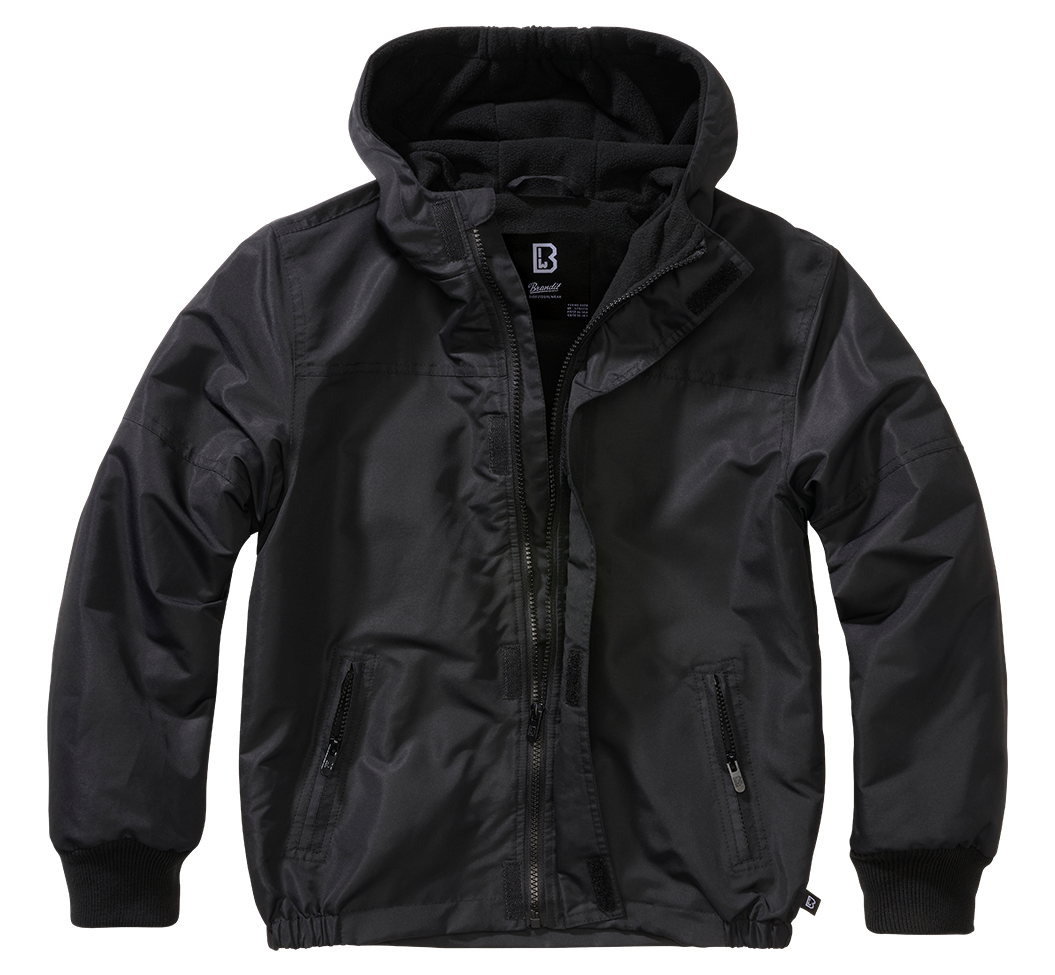 Bunda dětská Brandit Windbreaker černá Barva: BLACK, Velikost: 122/128