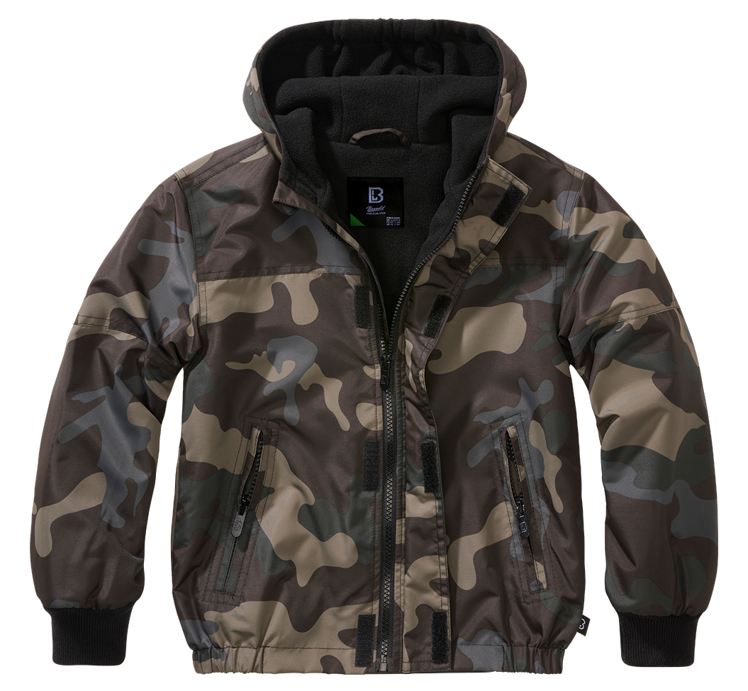 Bunda dětská Brandit Windbreaker darkcamo Barva: darkcamo, Velikost: 122/128