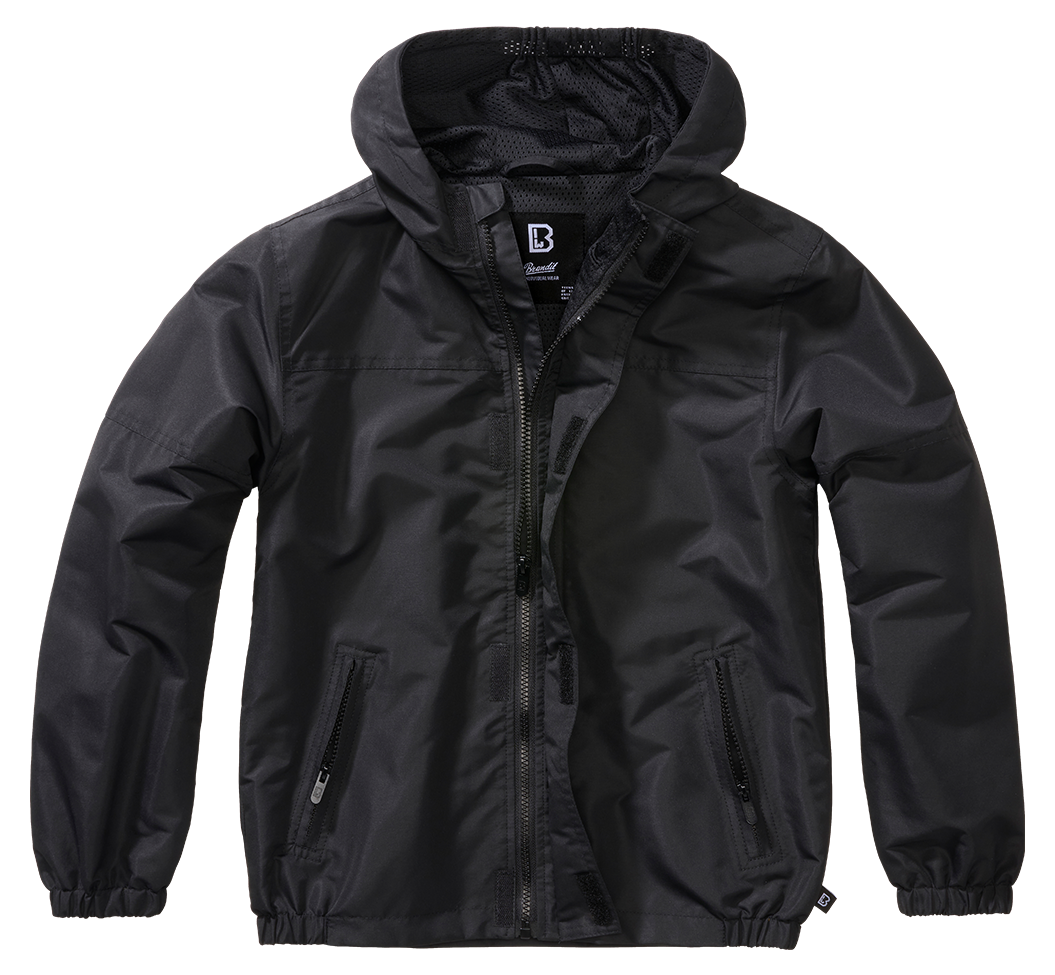 Summer Windbreaker bunda dětská Brandit černá Barva: BLACK, Velikost: 122/128