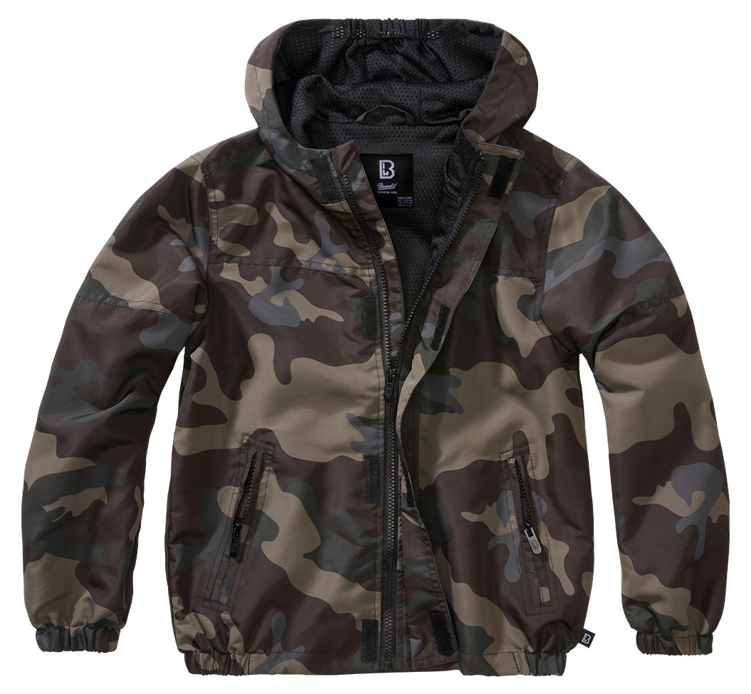 Summer Windbreaker bunda dětská Brandit darkcamo Barva: darkcamo, Velikost: 122/128
