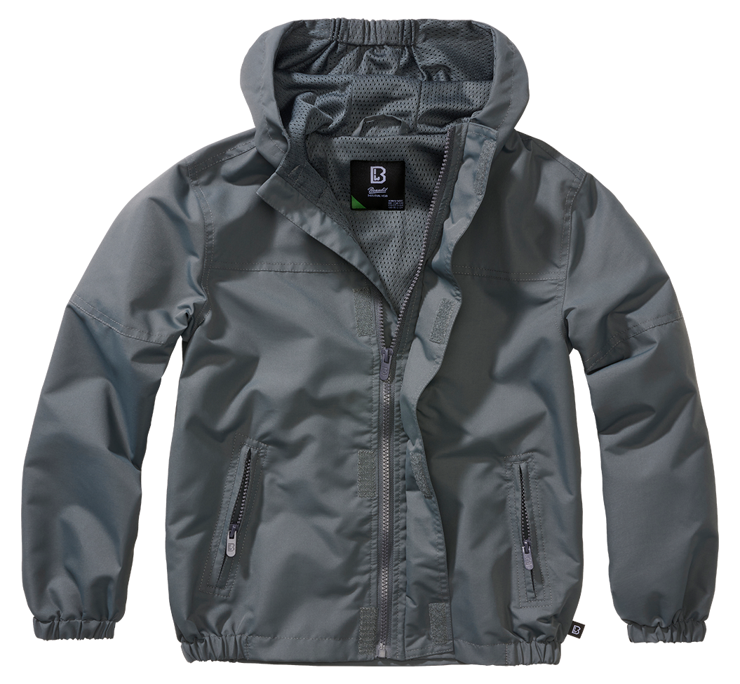 Summer Windbreaker bunda dětská Brandit antracit Barva: anthrazit, Velikost: 122/128
