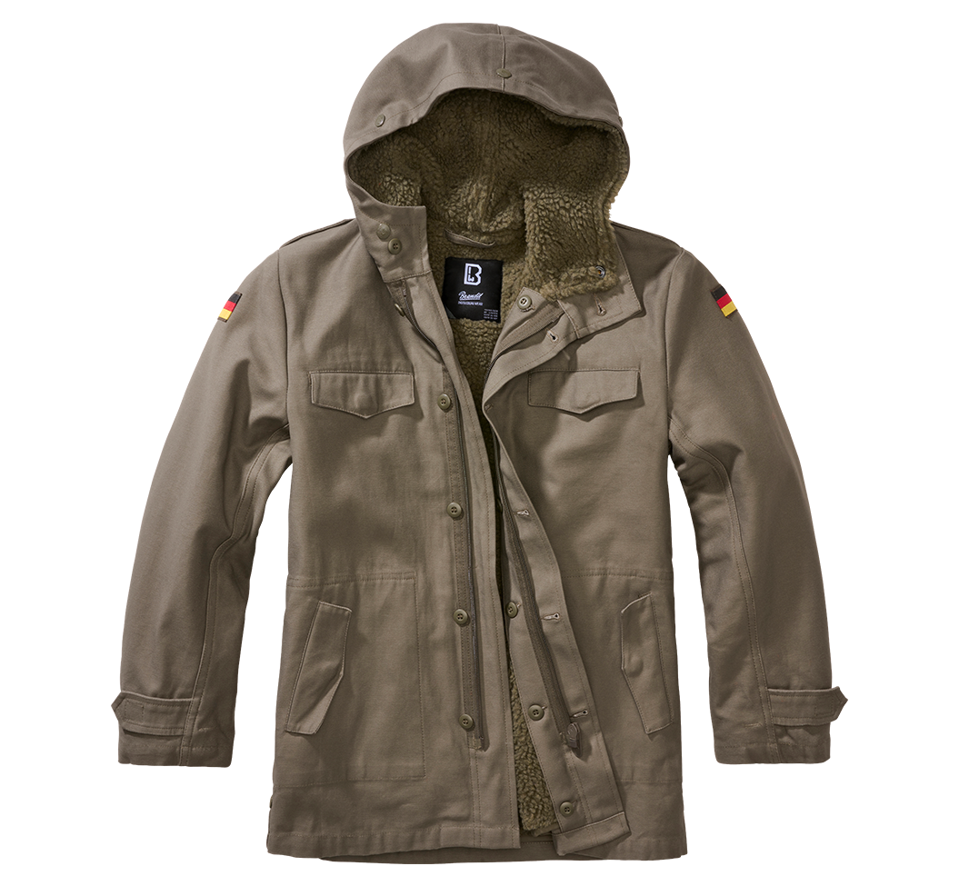 Parka dětská Brandit olivová Barva: olive, Velikost: 122/128