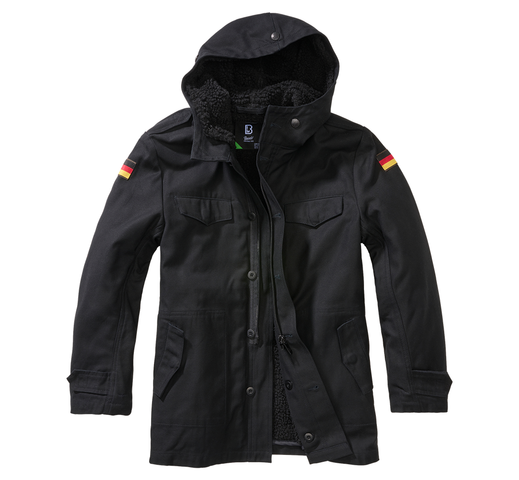 Parka dětská Brandit černá Barva: BLACK, Velikost: 122/128