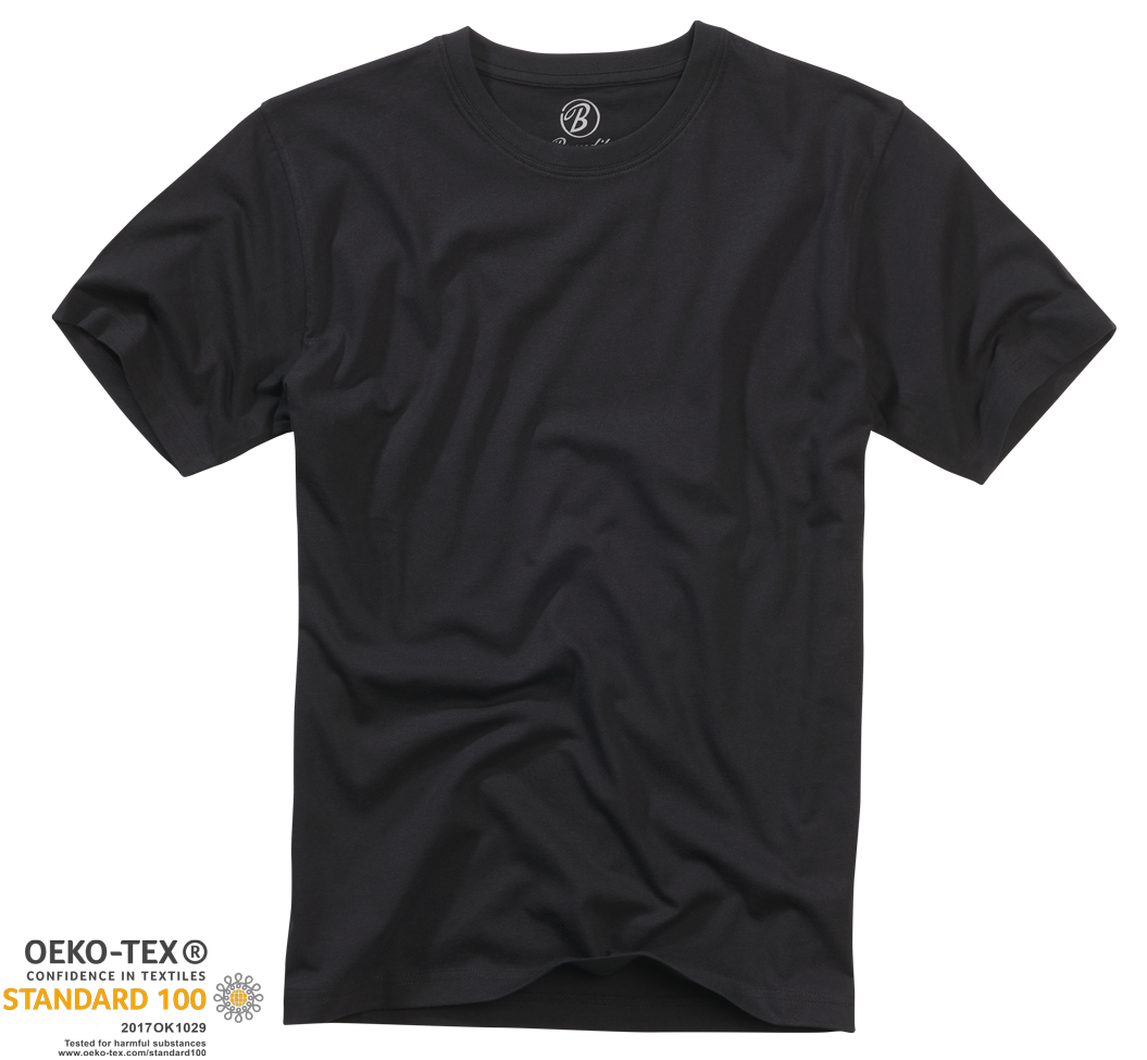 Tričko Brandit černé - Akce Barva: BLACK, Velikost: 4XL