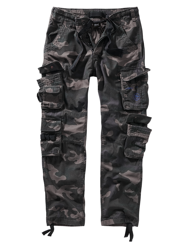 Kalhoty Brandit Pure Slim Fit darkcamo Barva: darkcamo, Velikost: 4XL