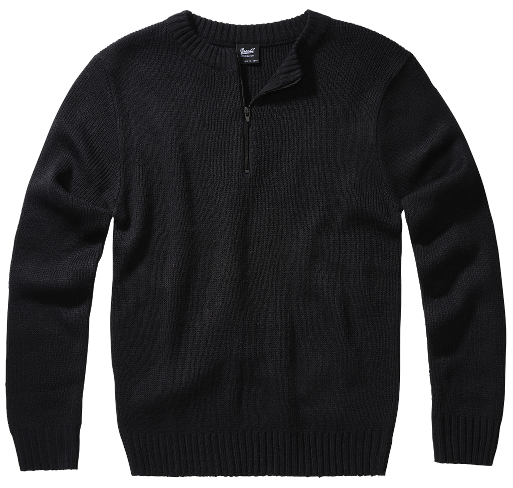 Svetr Brandit Armee Pullover černý Barva: BLACK, Velikost: S