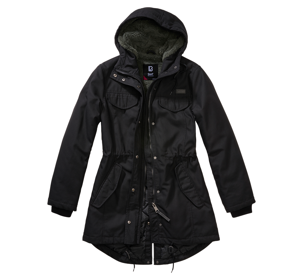 Marsh Lake parka dámská Brandit černá Barva: BLACK, Velikost: XS