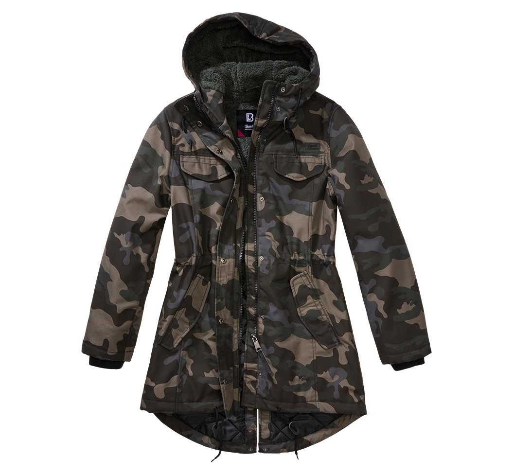 Marsh Lake parka dámská Brandit darkcamo Barva: darkcamo, Velikost: XS