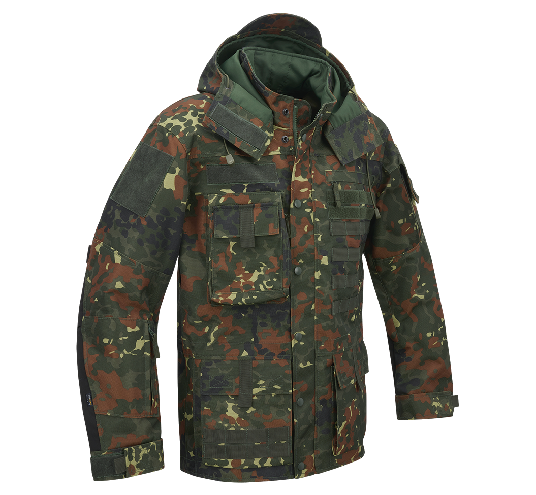 Zimní taktická multifunkční bunda Brandit flecktarn Barva: FLECKTARN, Velikost: S