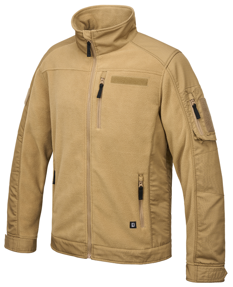 Fleecová bunda Brandit Ripstop písková Barva: camel, Velikost: 3XL