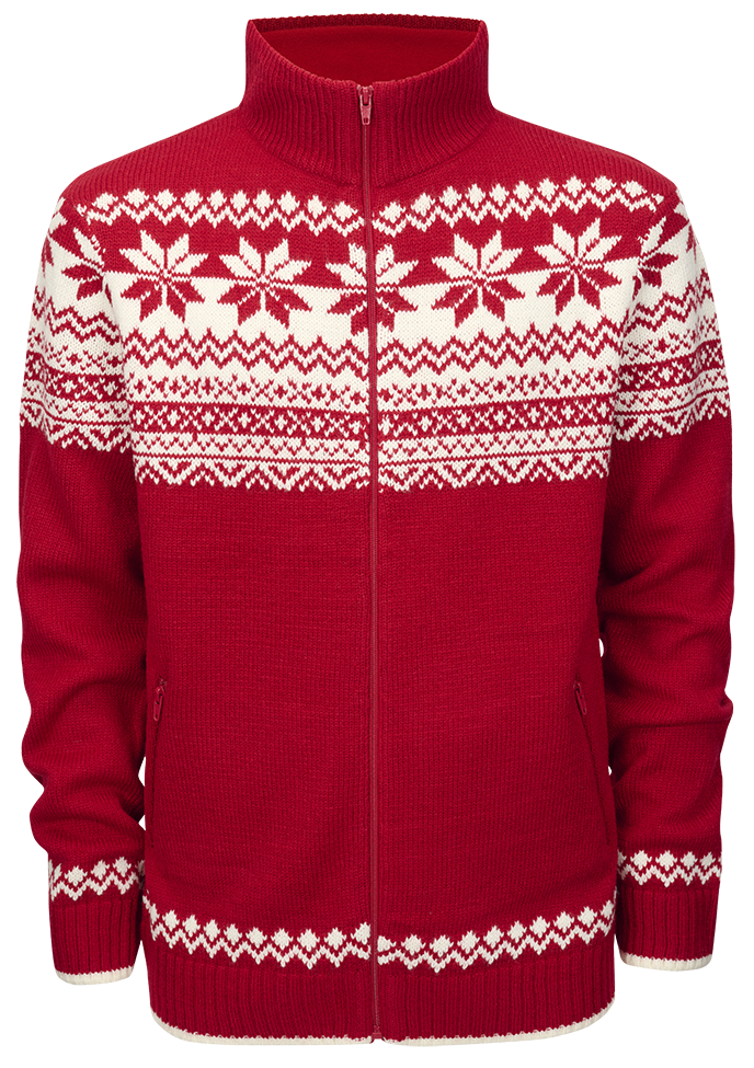 Kardigan Brandit Norweger červený Barva: red, Velikost: 3XL