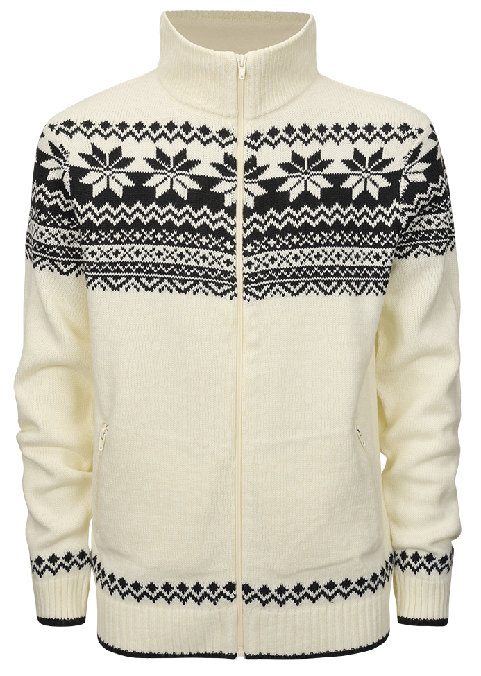 Kardigan Brandit Norweger bílý Barva: white, Velikost: 3XL