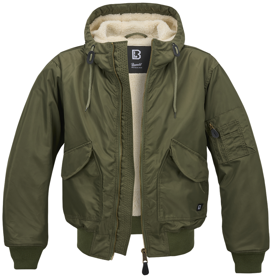 Bunda zateplená Brandit CWU olivová Barva: olive, Velikost: 3XL
