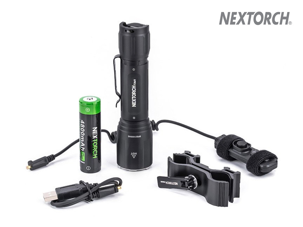 NexTORCH Taktická svítilna na zbraň TA41 SET - lovecký set