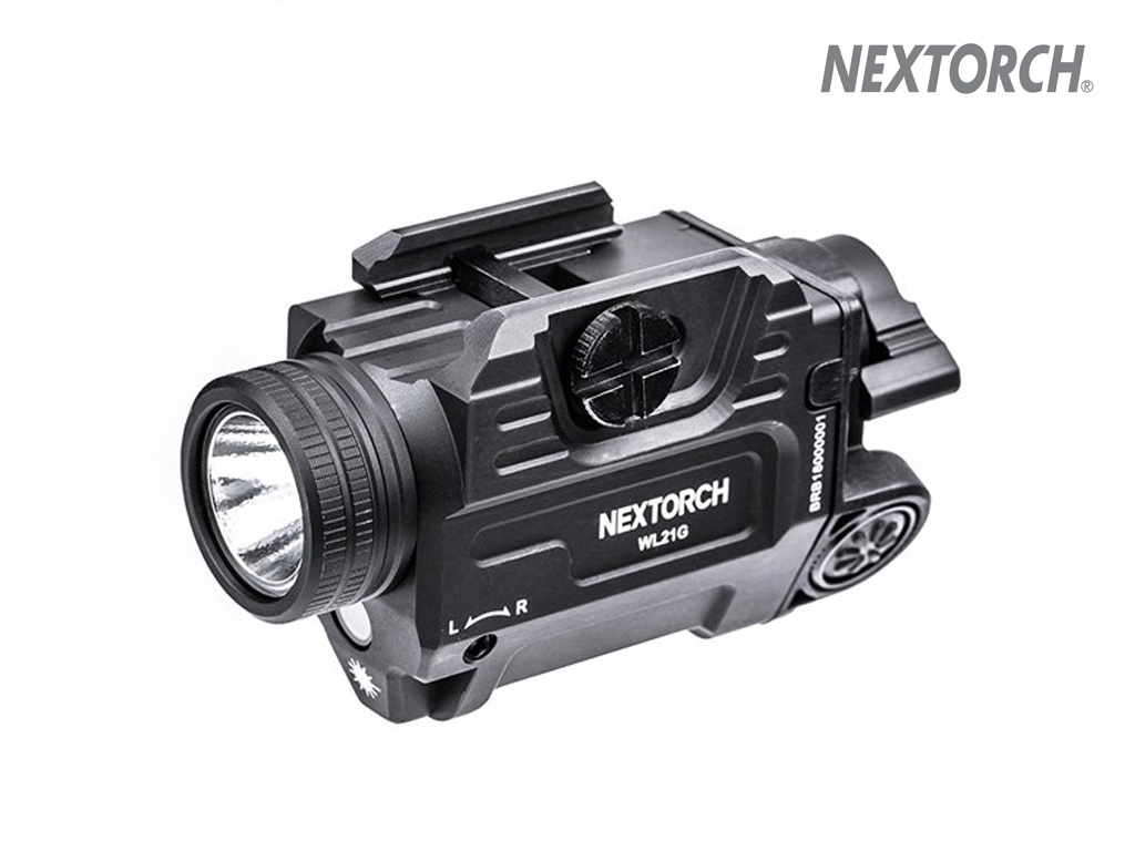 Taktická svítilna NexTORCH WL21G + zelený laser