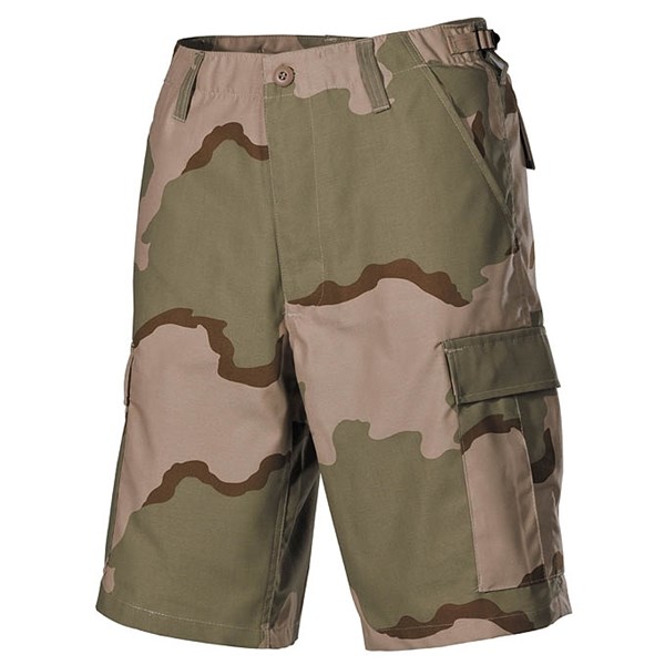 MFH int. comp. Kraťasy US střih BDU boční kapsy 3-COL DESERT Barva: 3-COL DESERT, Velikost: XS