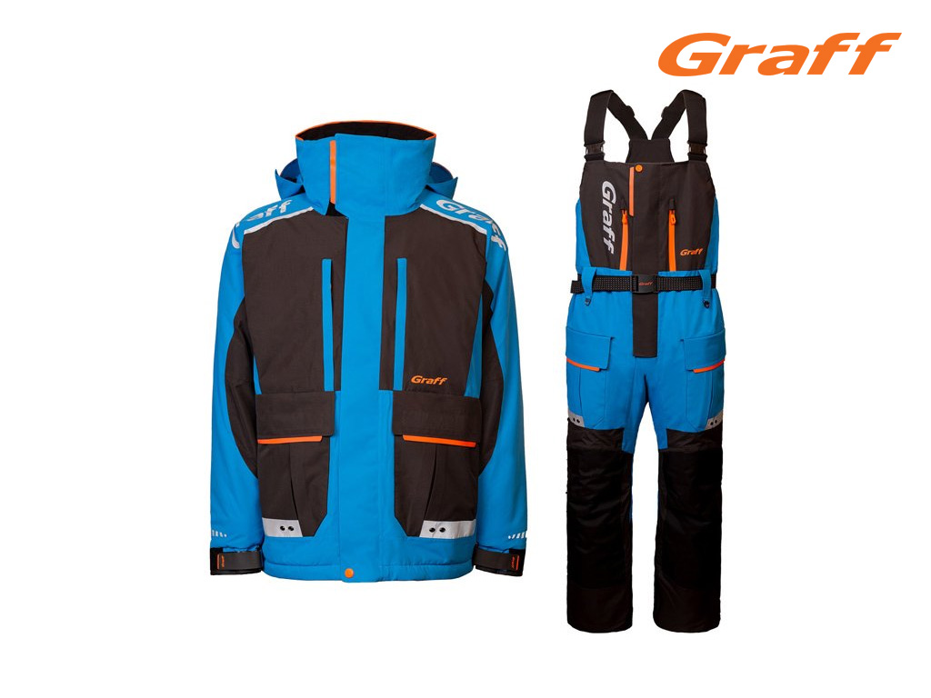 Graff Rybářský komplet Float Guardl modrý Velikost: XL/182-188