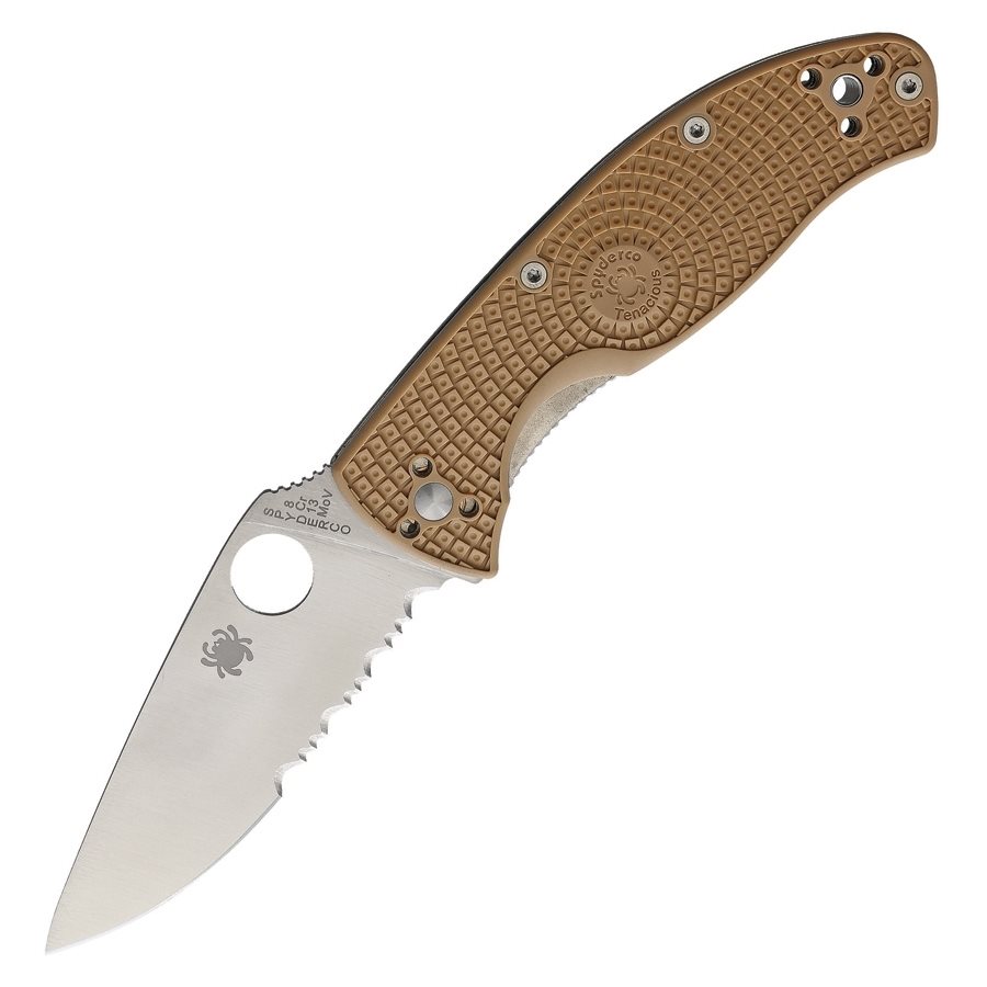 Spyderco Nůž zavírací TENACIOUS kombinované ostří TAN Barva: KHAKI