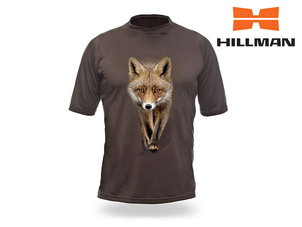 HILLMAN Gamewear 3D Myslivecké tričko kr. rukáv Liška 3D b. Dub Velikost: 4XL
