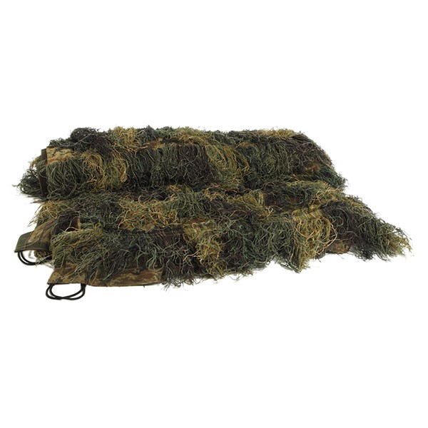 MIL-TEC® Síť s třásněmi GHILLIE SUIT 300x200cm WOODLAND Barva: US WOODLAND