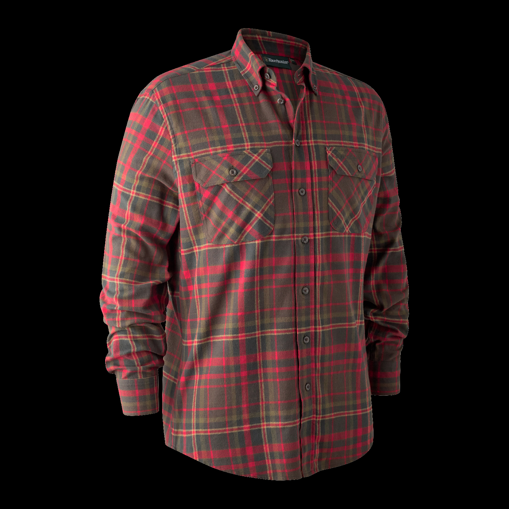 Lovecká košile Deerhunter Marvin S Barva: Red Check, Velikost: 39/40