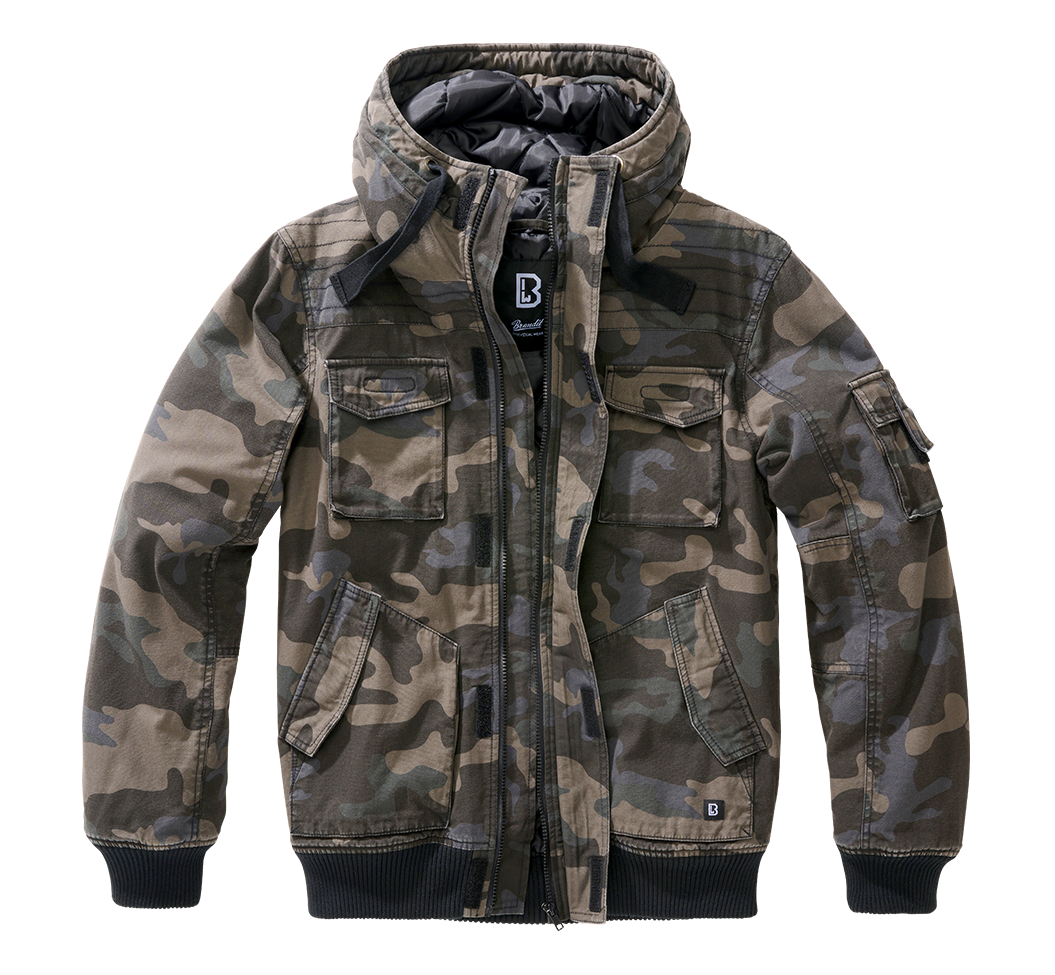 Bunda Brandit Bronx Jacket darkcamo Barva: darkcamo, Velikost: L