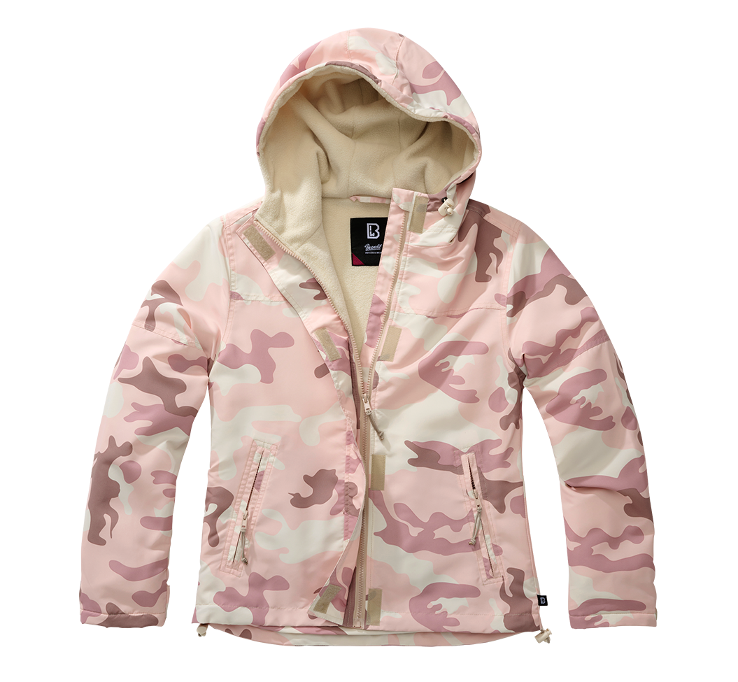 Bunda dámská Brandit Windbreaker růžová kamufláž Barva: candy camo, Velikost: L