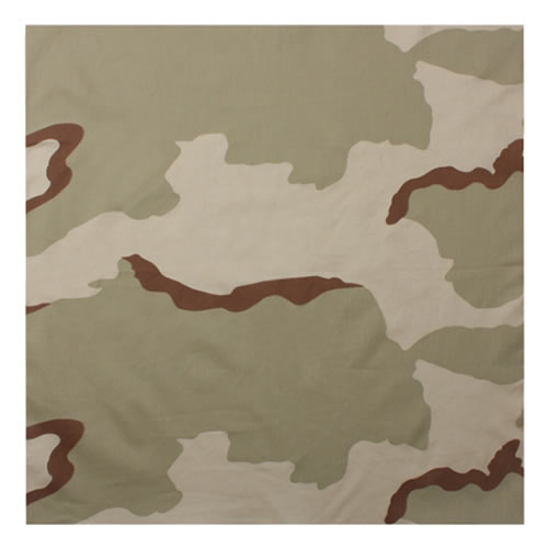 ROTHCO Šátek 55 x 55 cm 3-COL DESERT CAMO - Akce