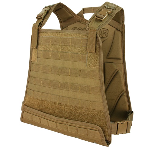 CONDOR OUTDOOR Vesta nosič plátů MOLLE - COMPACT COYOTE BROWN Barva: COYOTE BROWN