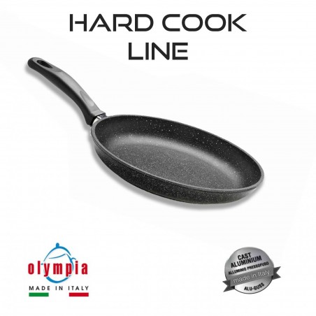 Olympia Zanetti pánev HARD COOK Ø 24 cm z litého hliníku s minerálním kameninovým povrchem