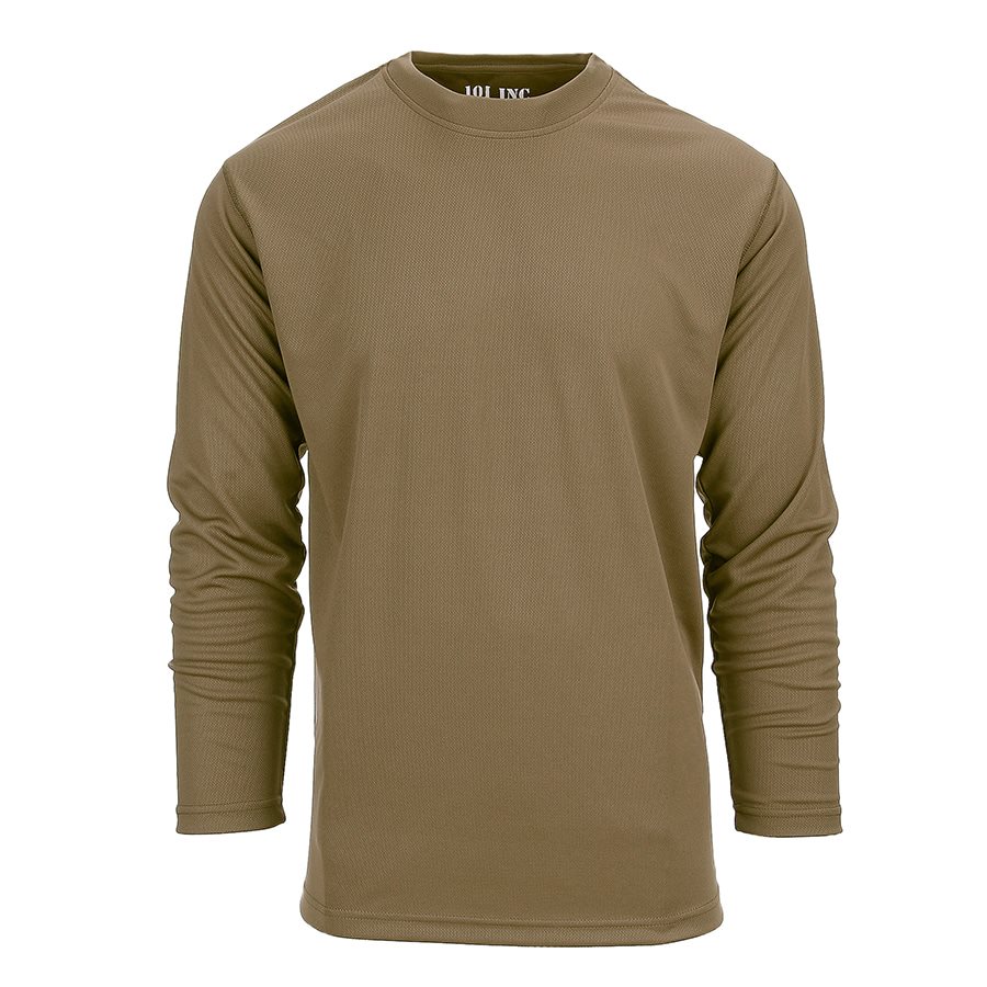 101INC Triko funkční QUICK DRY dlouhý rukáv COYOTE Barva: COYOTE BROWN, Velikost: 3XL