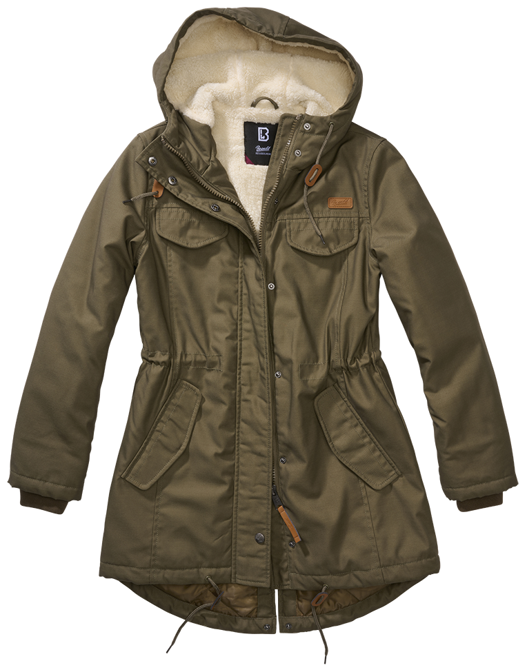 Marsh Lake parka dámská Brandit olivová - Akce Barva: olive, Velikost: S