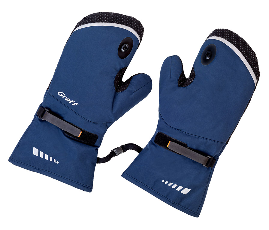 Rybářské rukavice Graff modré Velikost: L/XL