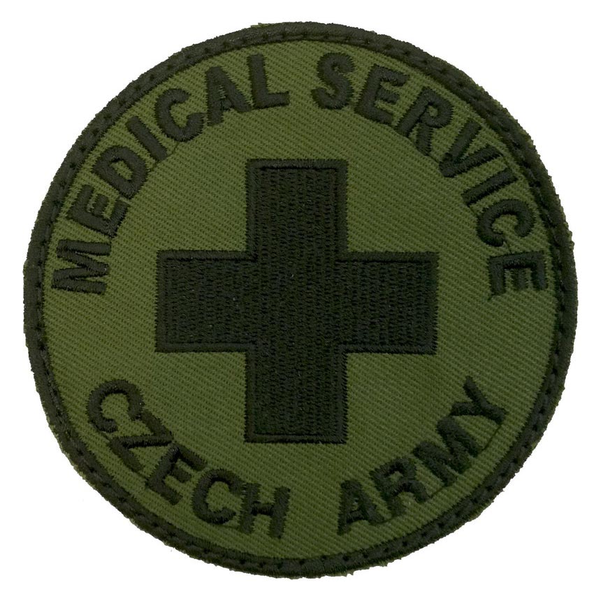 NAVYS ášivka MEDICAL SERVICE CZECH ARMY bojová VELCRO