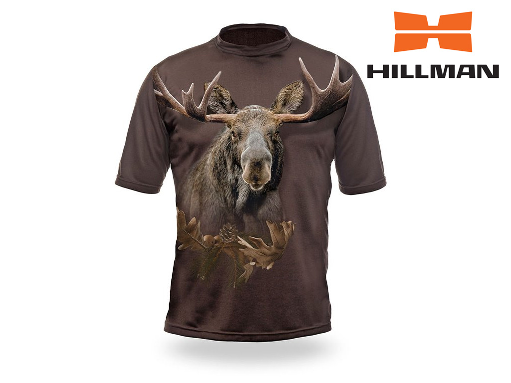 HILLMAN Gamewear 3D Myslivecké tričko kr. rukáv Los 3D b. Dub Velikosti: XL