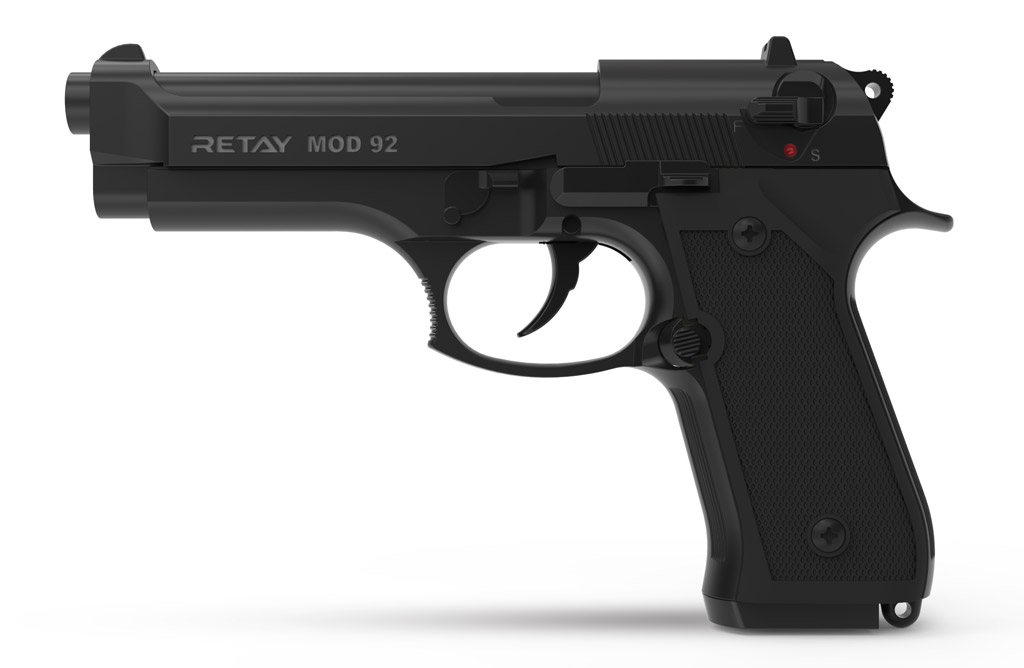 Plynová pistole Retay MOD 92 9 mm P.A.K. - černá