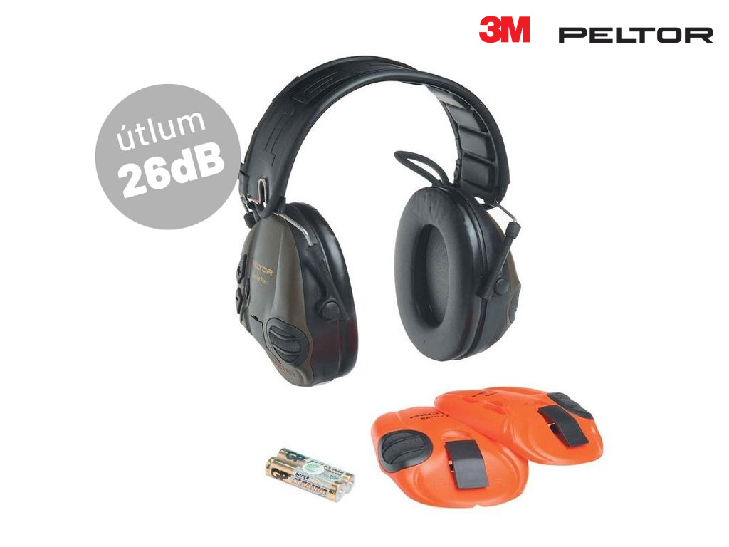 3M / PELTOR Elektronická střelecká sluchátka 3M PELTOR SportTac GN