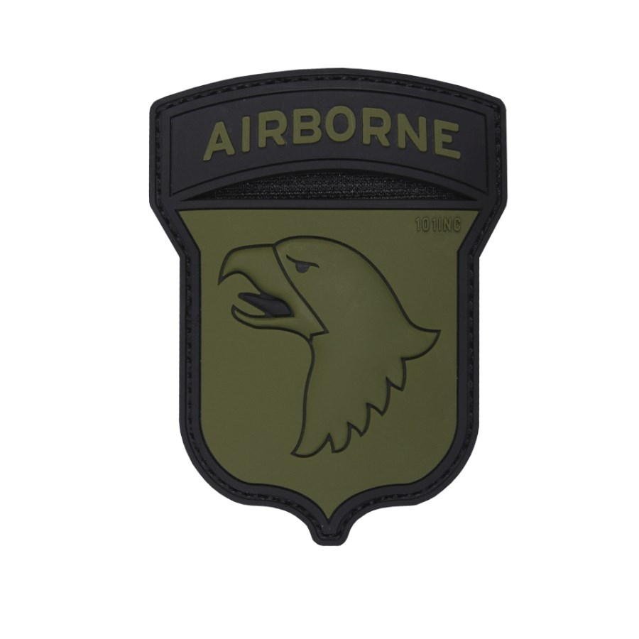 101INC ášivka 3D plastová AIRBORNE 101 ZELENÁ Barva: Zelená