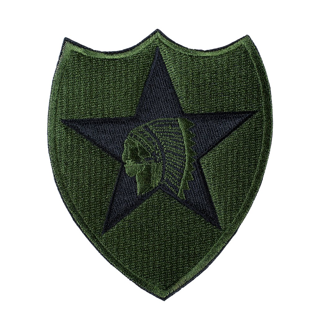 NAVYS Nášivka 2ND INFANTRY DIVISION - OLIV Barva: Zelená