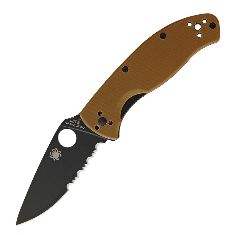 Spyderco Nůž zavírací TENACIOUS kombi COYOTE Barva: COYOTE BROWN