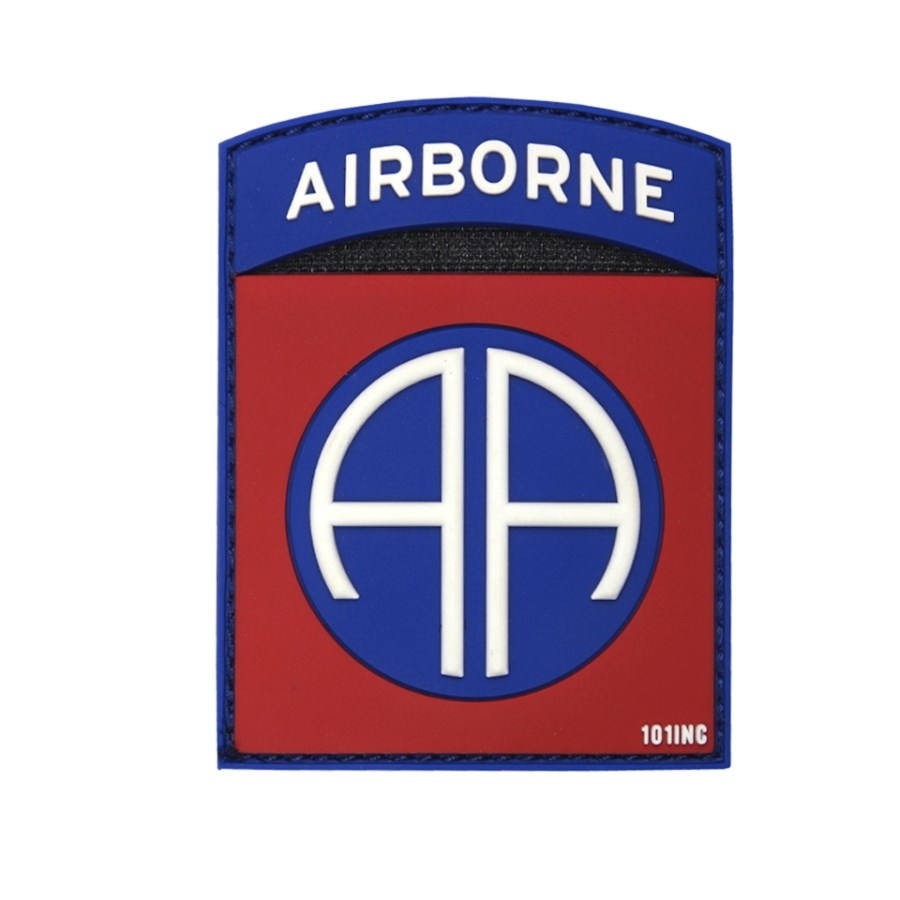 101INC ášivka 3D plastová AIRBORNE 82nd BAREVNÁ