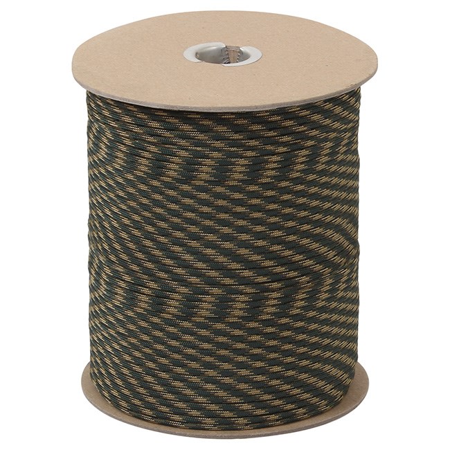 ROTHCO Šňůra PARACORD nylon 550LB na cívce 300m 4mm WOODLAND Barva: US WOODLAND